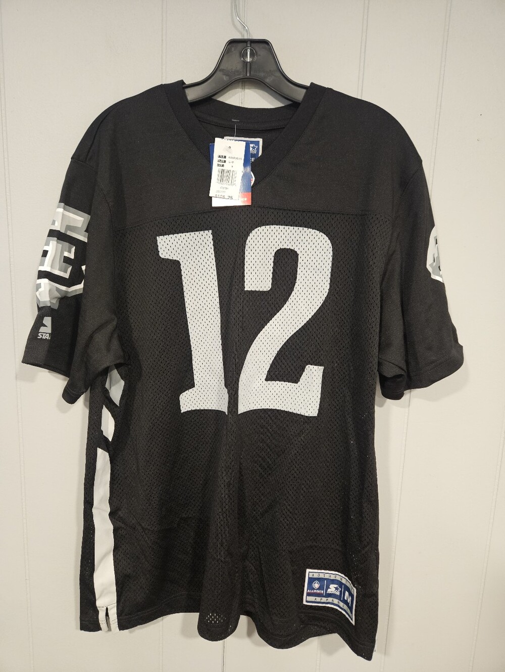 Birmingham Iron AAF Football Men's Size Medium Starter Jersey #12 Luis Perez NWT